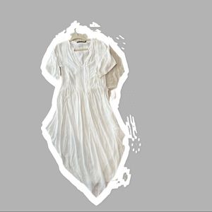 White Rayon Dress